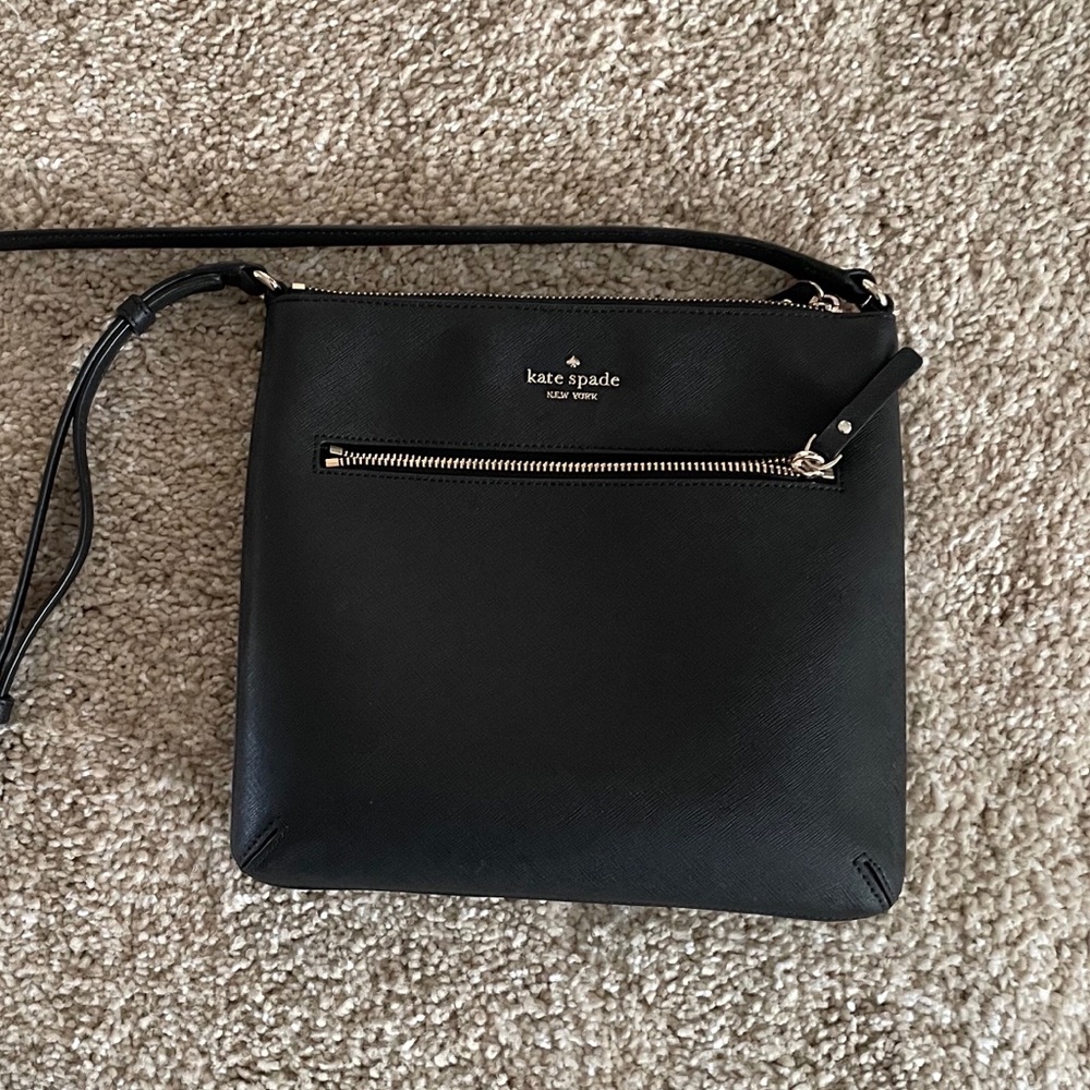 Kate Spade Black Leather Crossbody Bag